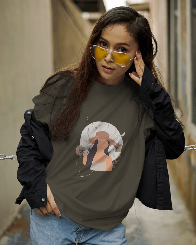 Women Oversized Travel Love Tee